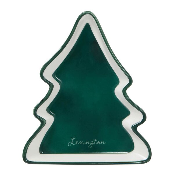 Tree lite fat 13x16 cm grønn/hvit