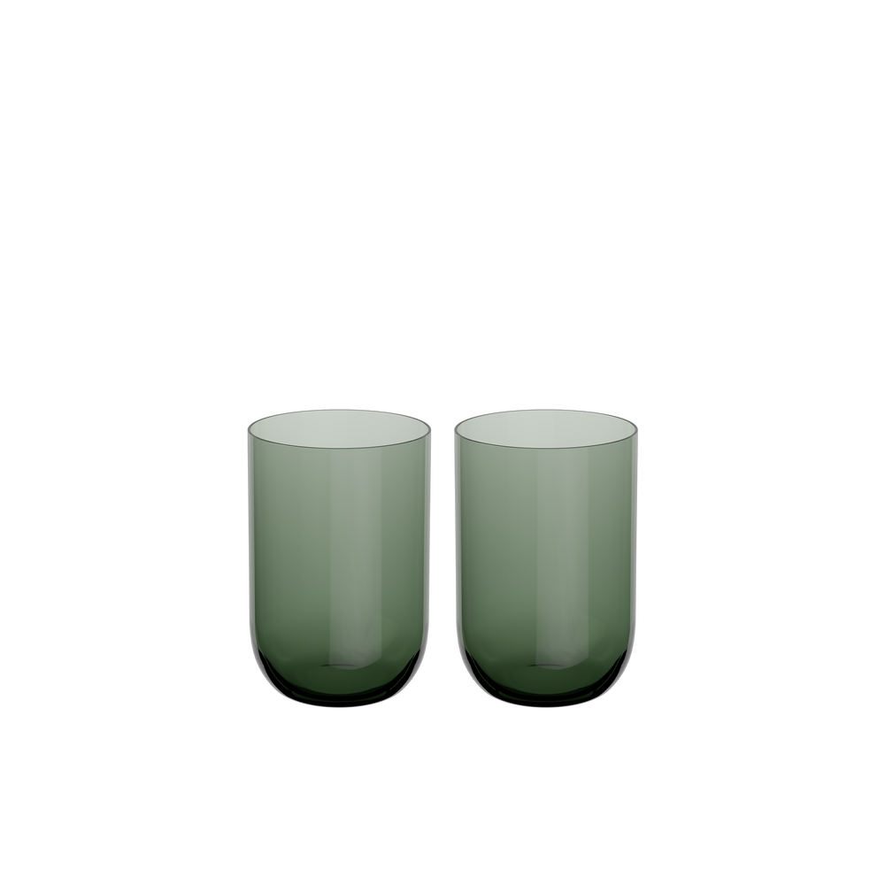 Like Glass Highball glass - Green, 12.9 oz, crystal glass