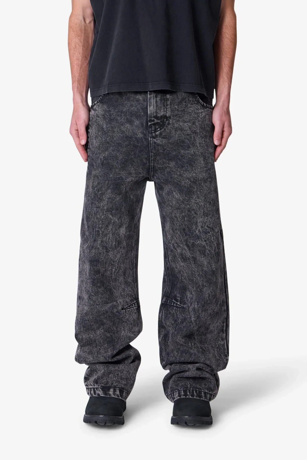 Baggy Moto Denim - Vintage Black