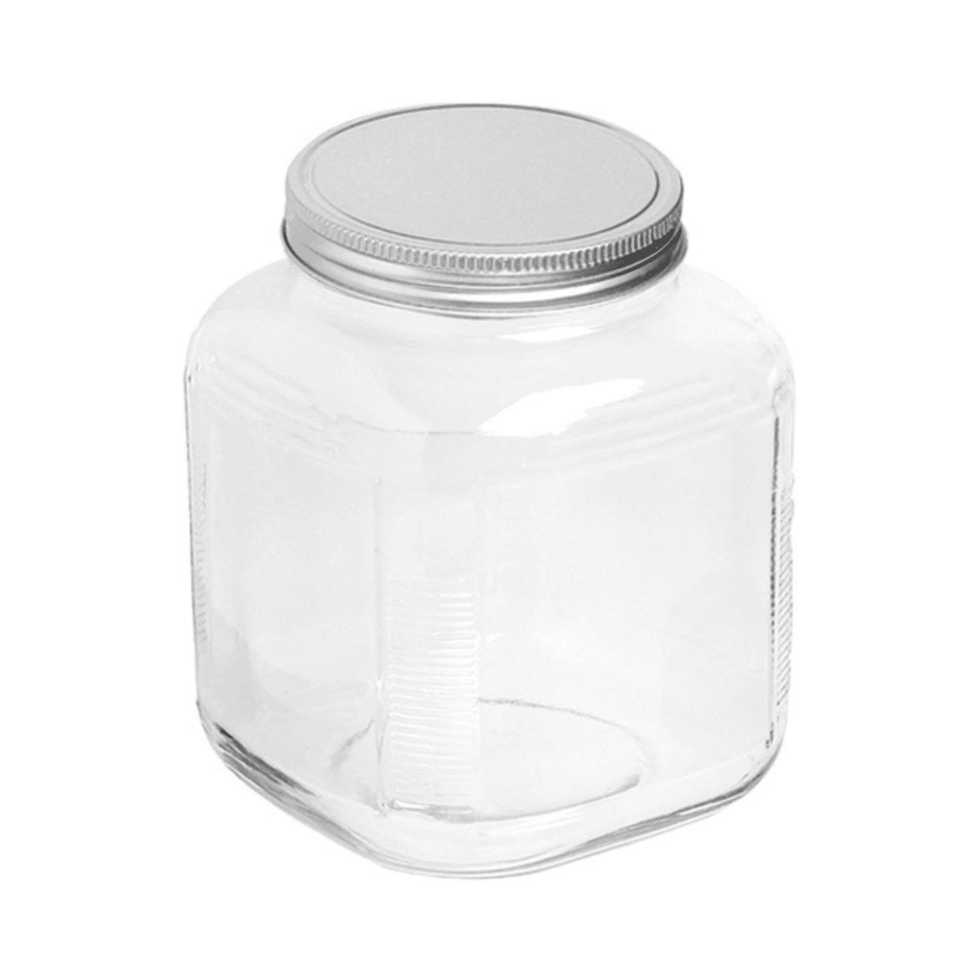 Anchor Hocking 1 Gallon Glass Cracker Jar with Lid, Clear