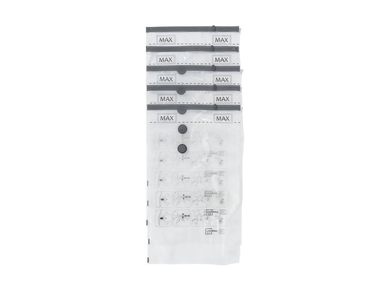 LIVARNO home Lot de 10 housses de rangement sous vide