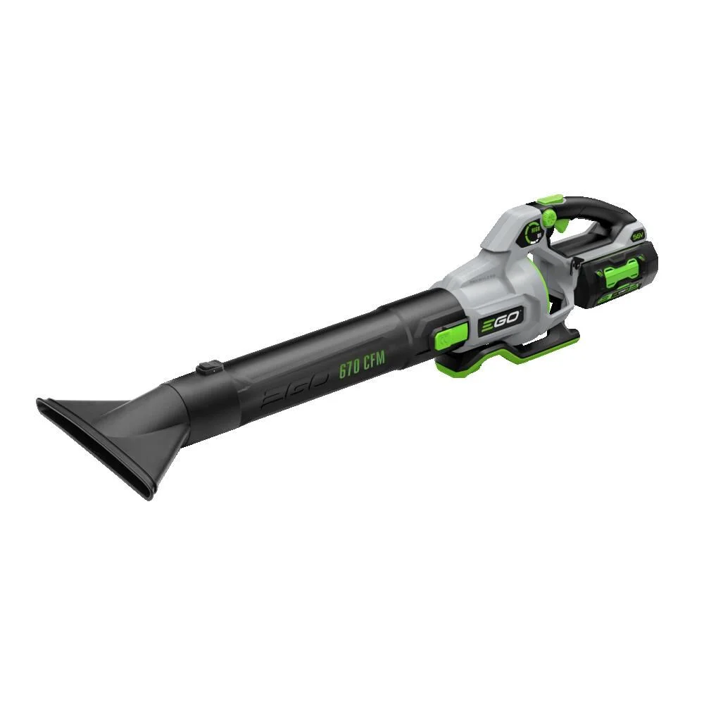 Power+ LB6703 180 mph 670 CFM 56 V Battery Handheld Leaf Blower Kit (Battery Charger) - Image 4