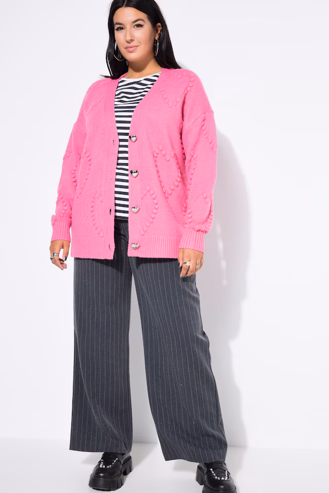 Textured Heart Cardigan