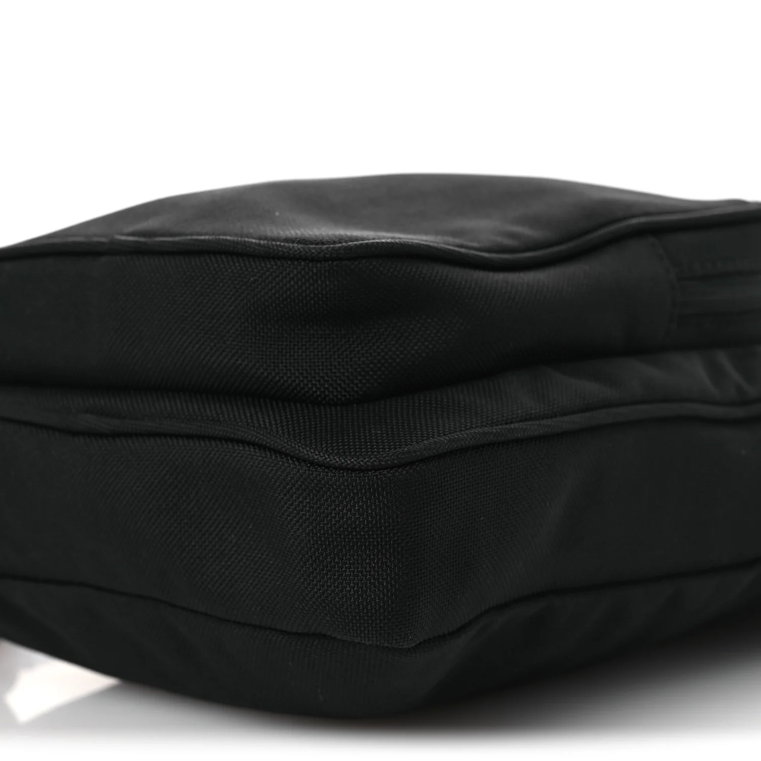 Nylon Logo Explorer Crossbody Messenger Bag Black