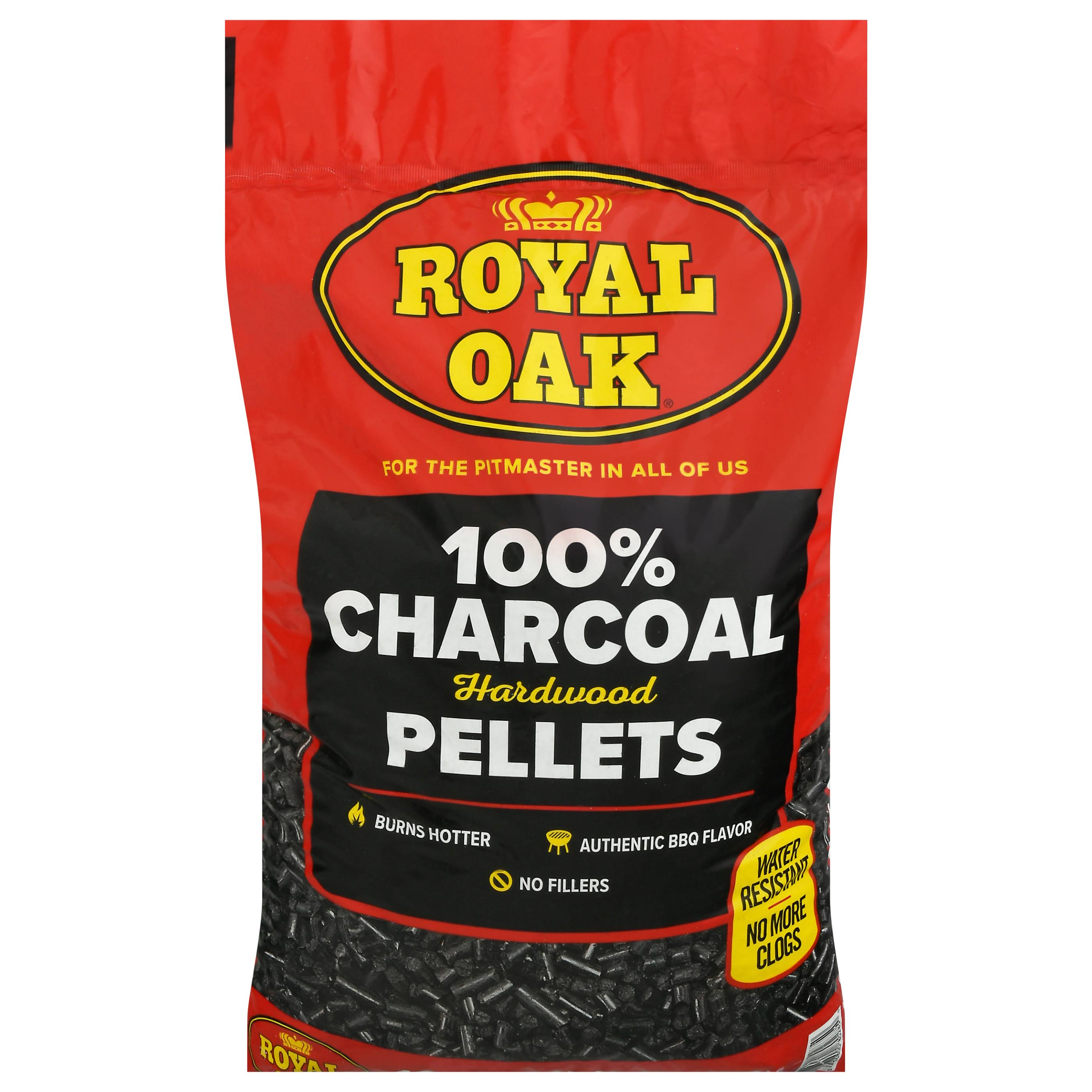 Royal Oak Charcoal Pellets, 100%, Hardwood - 20 lb
