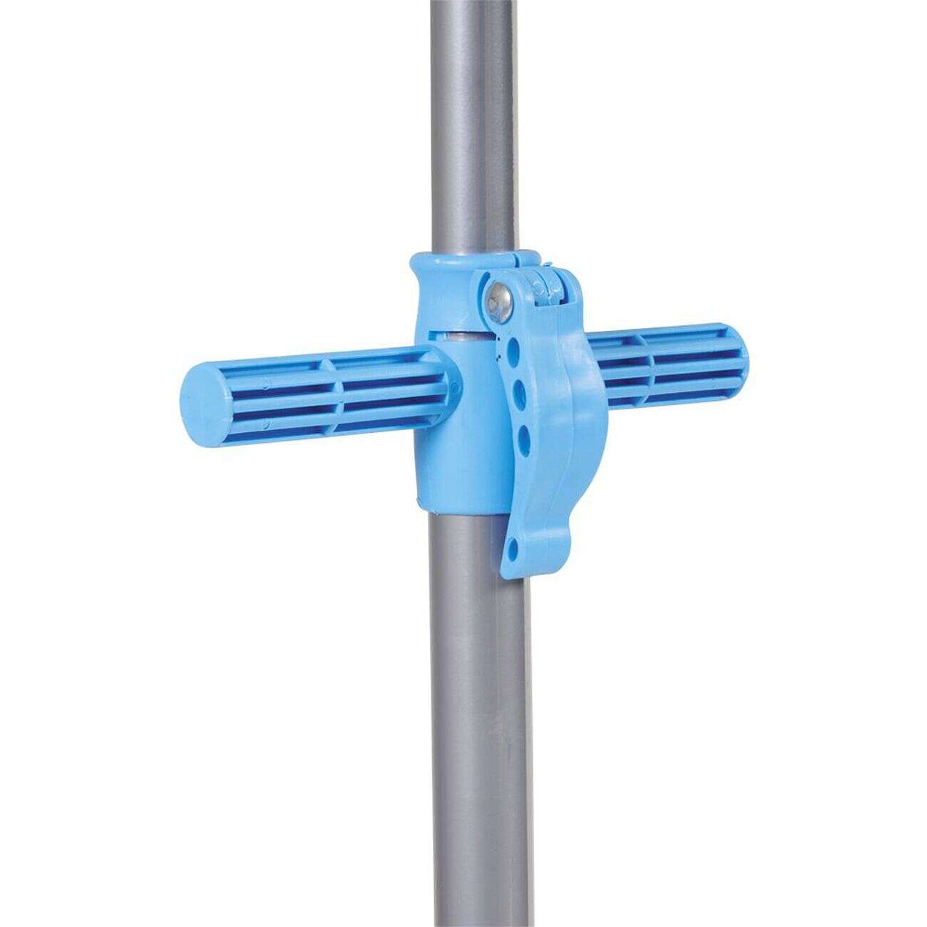 Parasol de plage rayé inclinable Ø180xH195cm