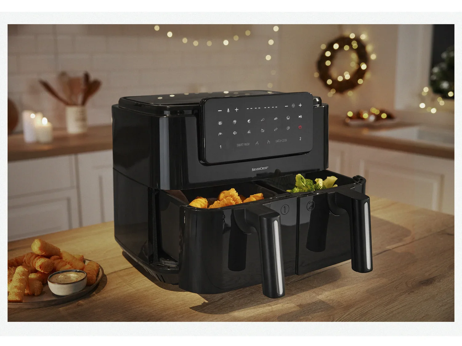 SILVERCREST KITCHEN TOOLS Airfryer double zone A1 SHLFDD 2400, 2200-2600 W