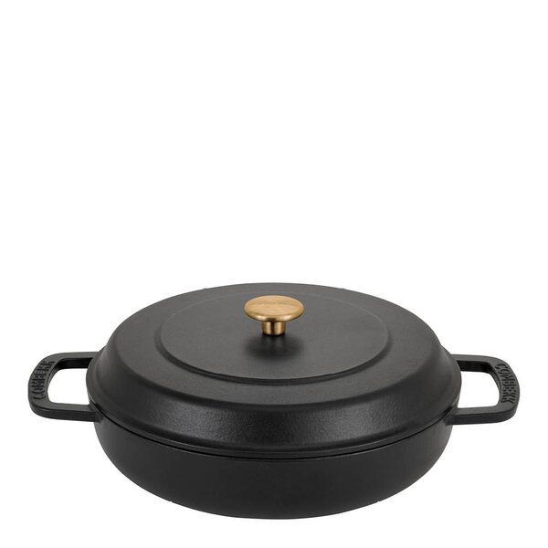 Braiser støpejernsgryte 28 cm 5L svart