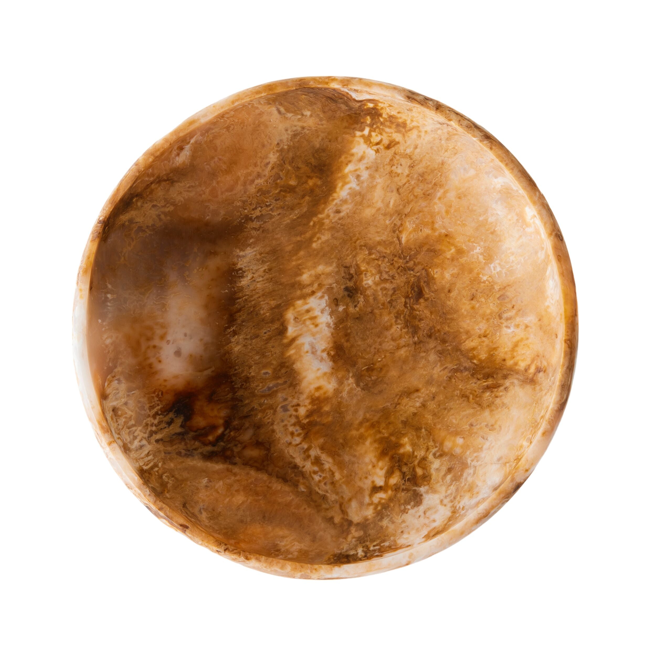 Poppi Round Serving Bowl Tortoiseshell