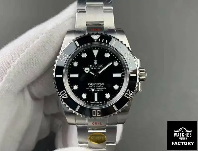 Rolex Submariner 114060-97200 Noob Factory V10 Black Dial