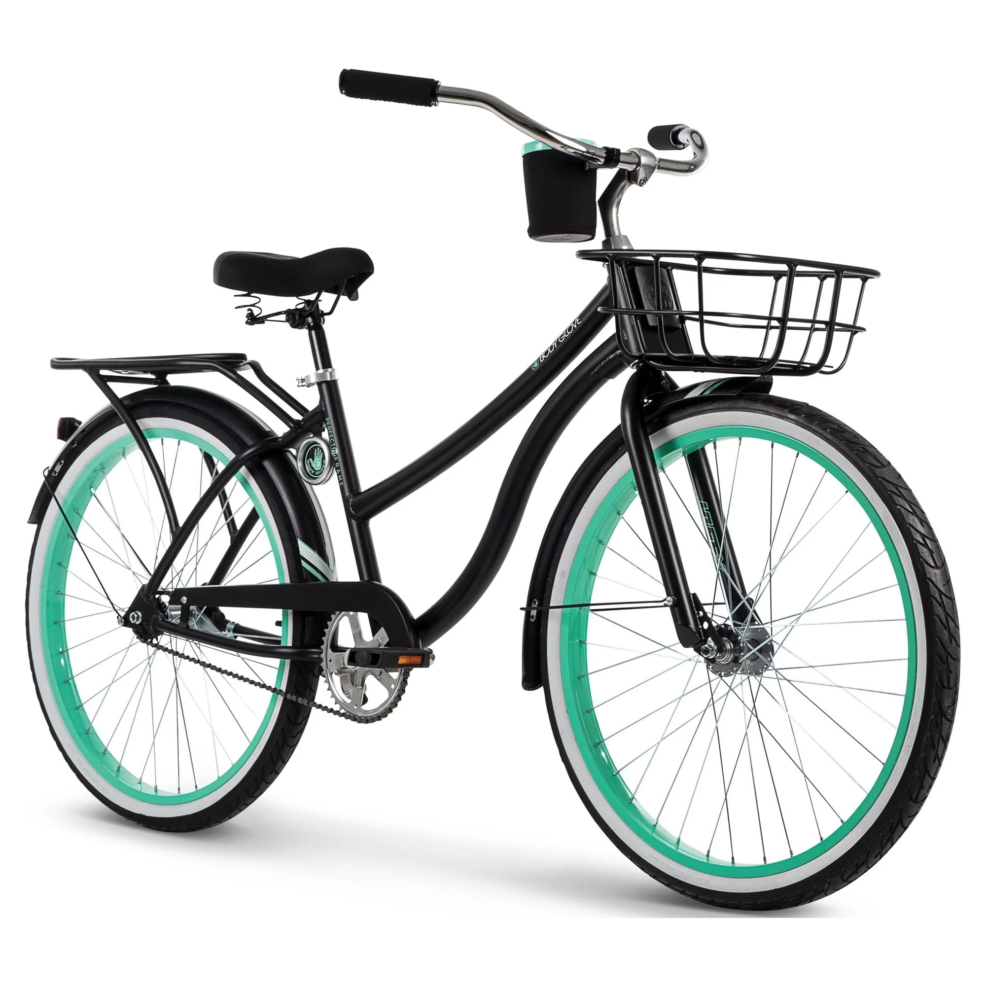 Body Glove 26 inch Aluminum Cruiser Bike for Women, Black, by Huffy