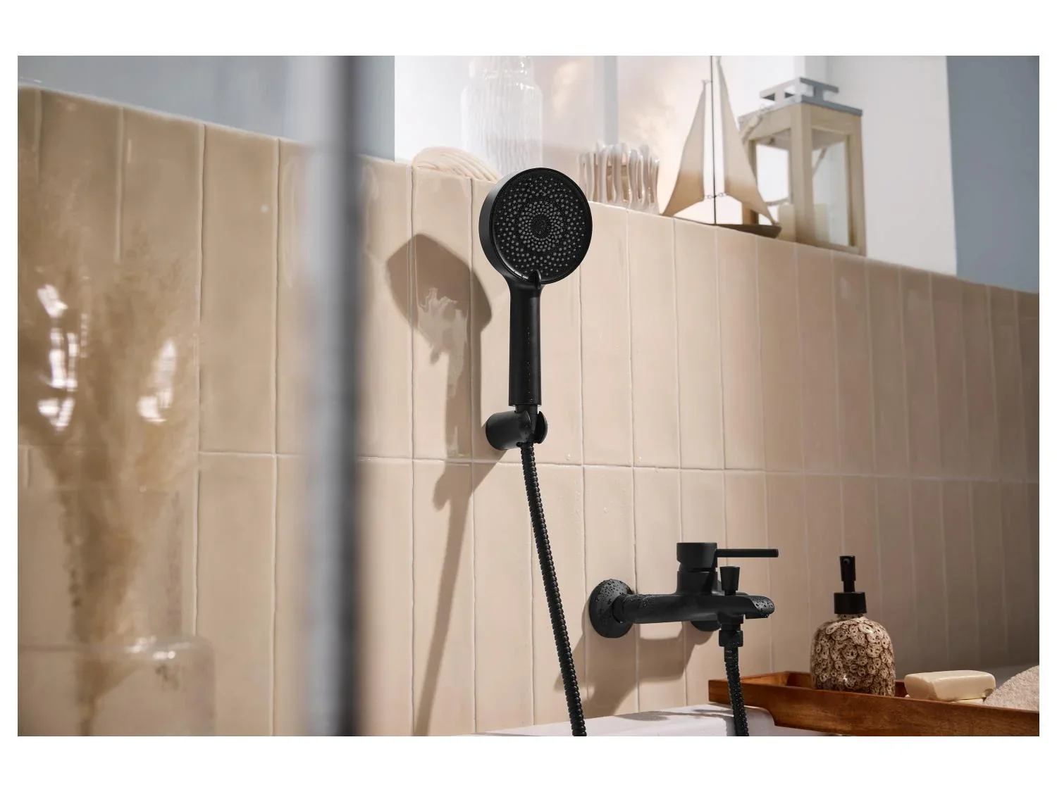 LIVARNO Pommeau de douche avec limiteur de dbit