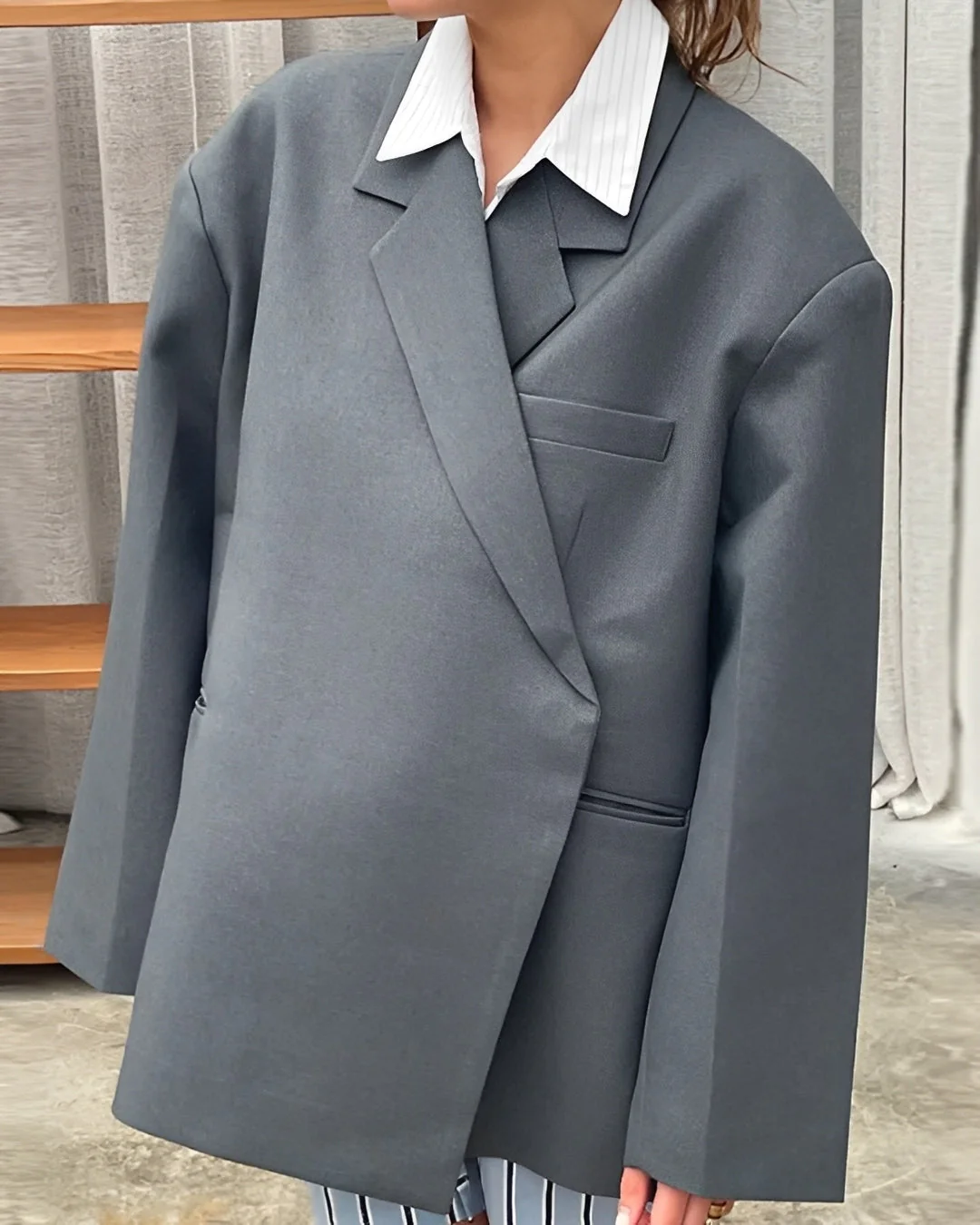 Carolyn - Blazer Ample Décontracté