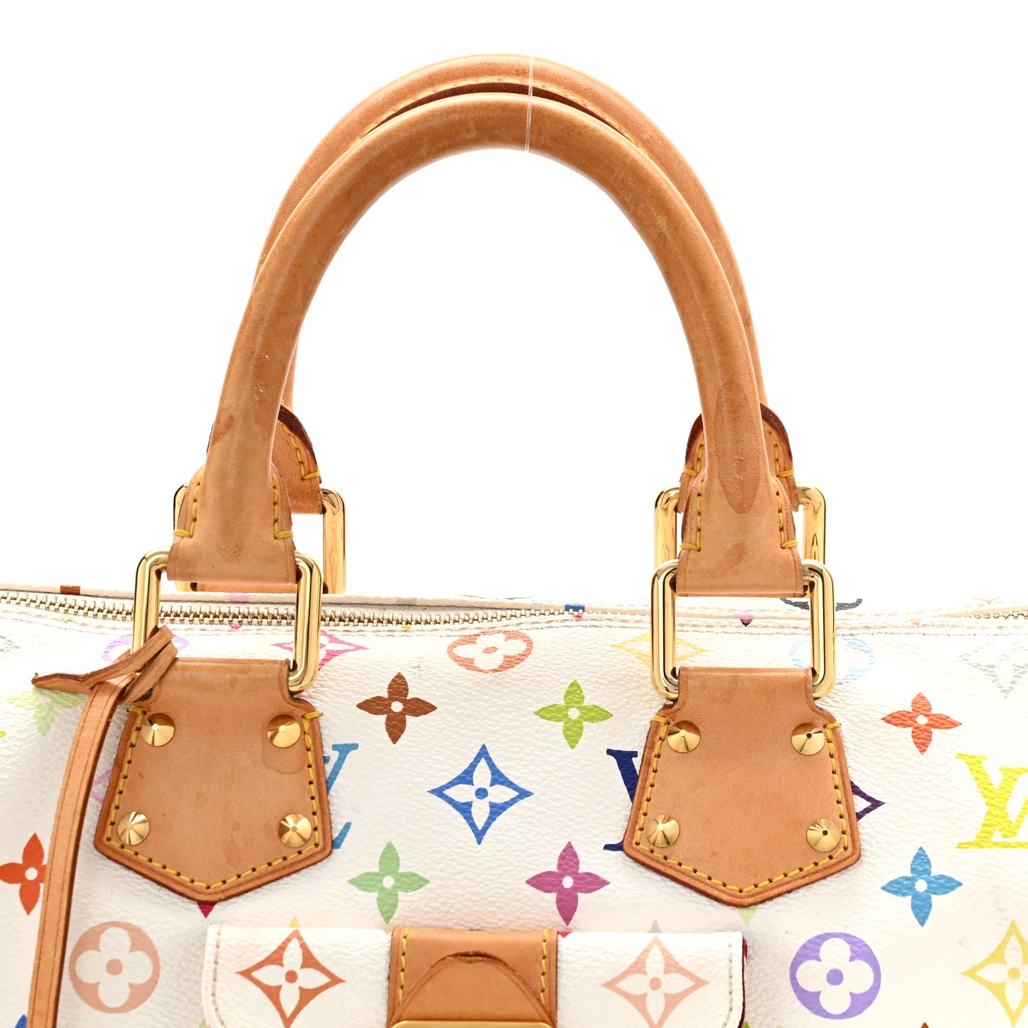 Monogram Multicolor Speedy 30 White