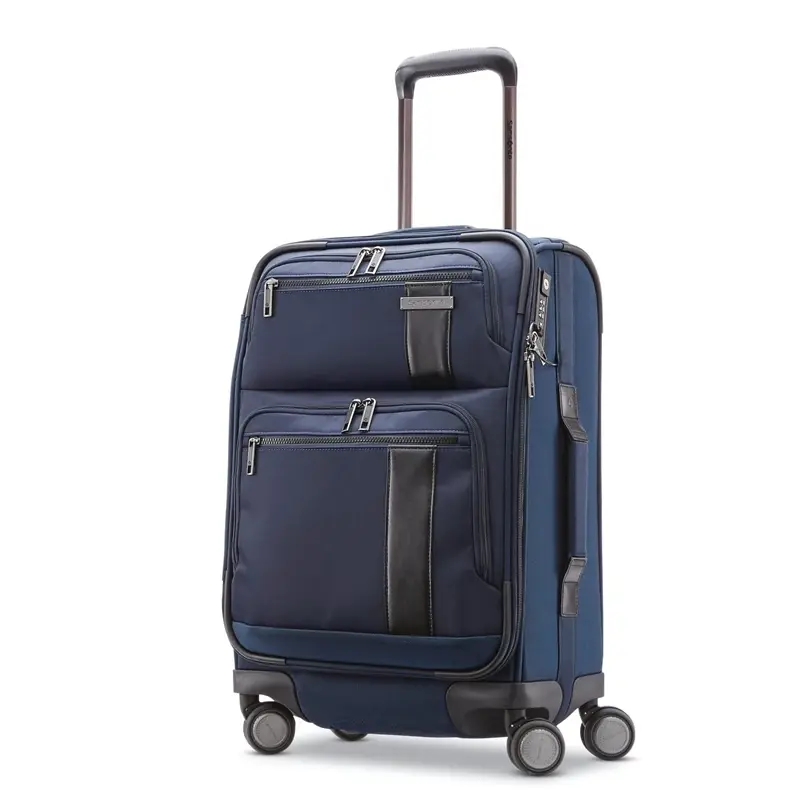 Navy/Gunmetal NuRoad Carry-On Spinner Softside Luggage | 6982-EULPQ - SAMSONITE OUTLET