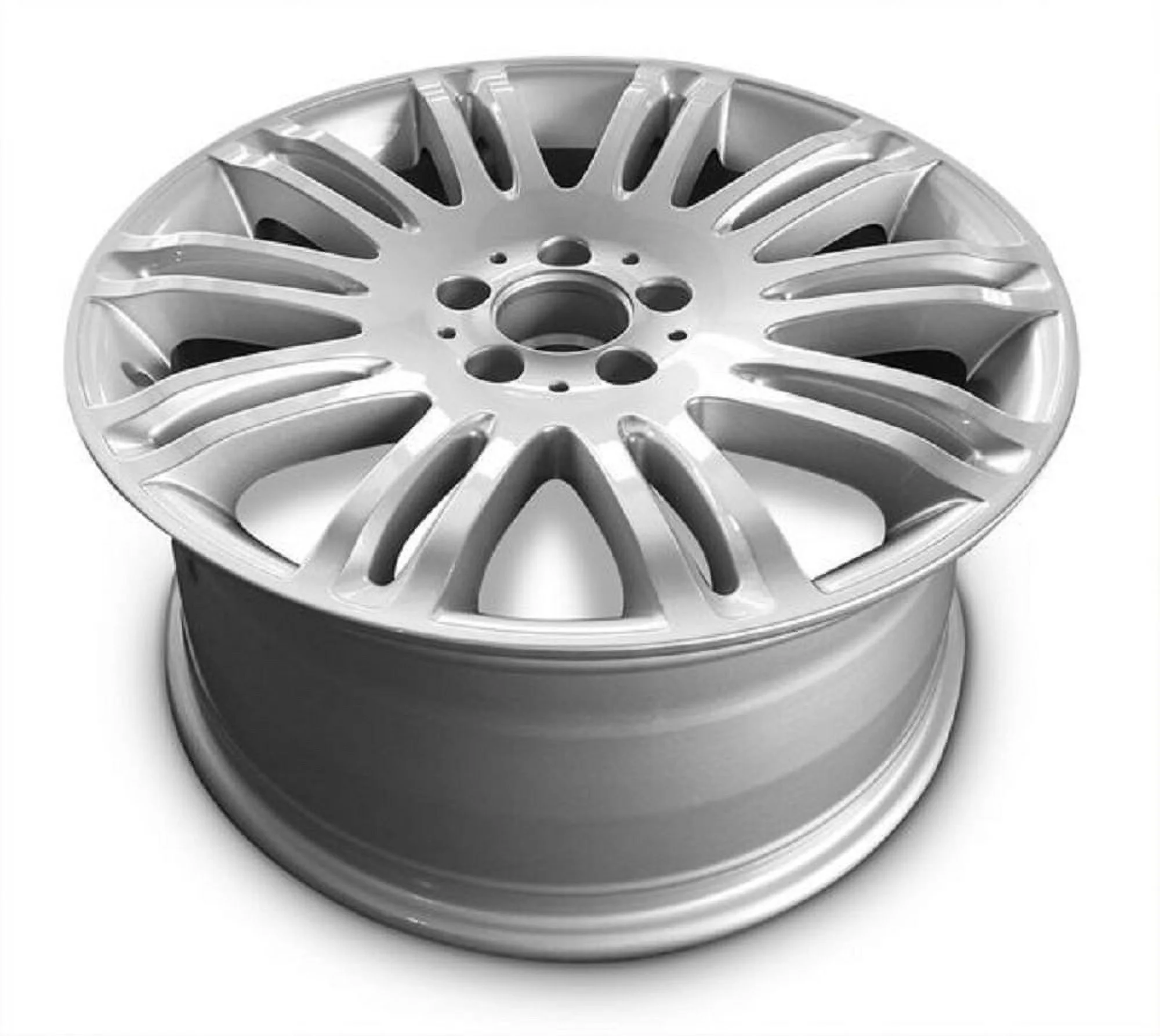 Wheel Rim for 2007-2009 Mercedes E-Class 18 in Silver Aluminum Rim Direct Fit - Image 5