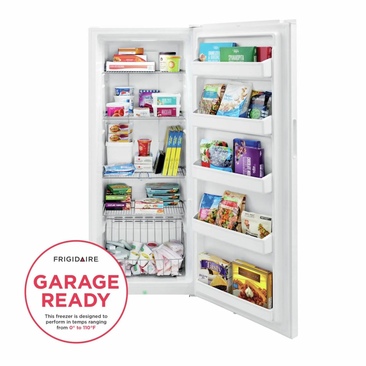 FFFU13F2VW 13 Cu Ft Upright Freezer, White(White) - Image 5