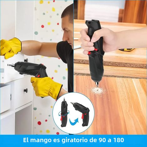 (Ensemble de 47 pièces) Jeu de tournevis électrique portable sans fil, 3,6 V, équipé d'une batterie de 1800 mAh — vue 5