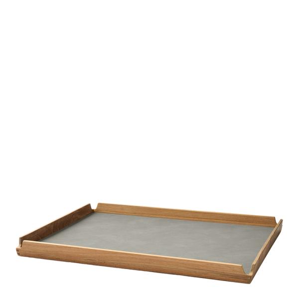 Airy teak brett large 37x47 cm nupo lys grå