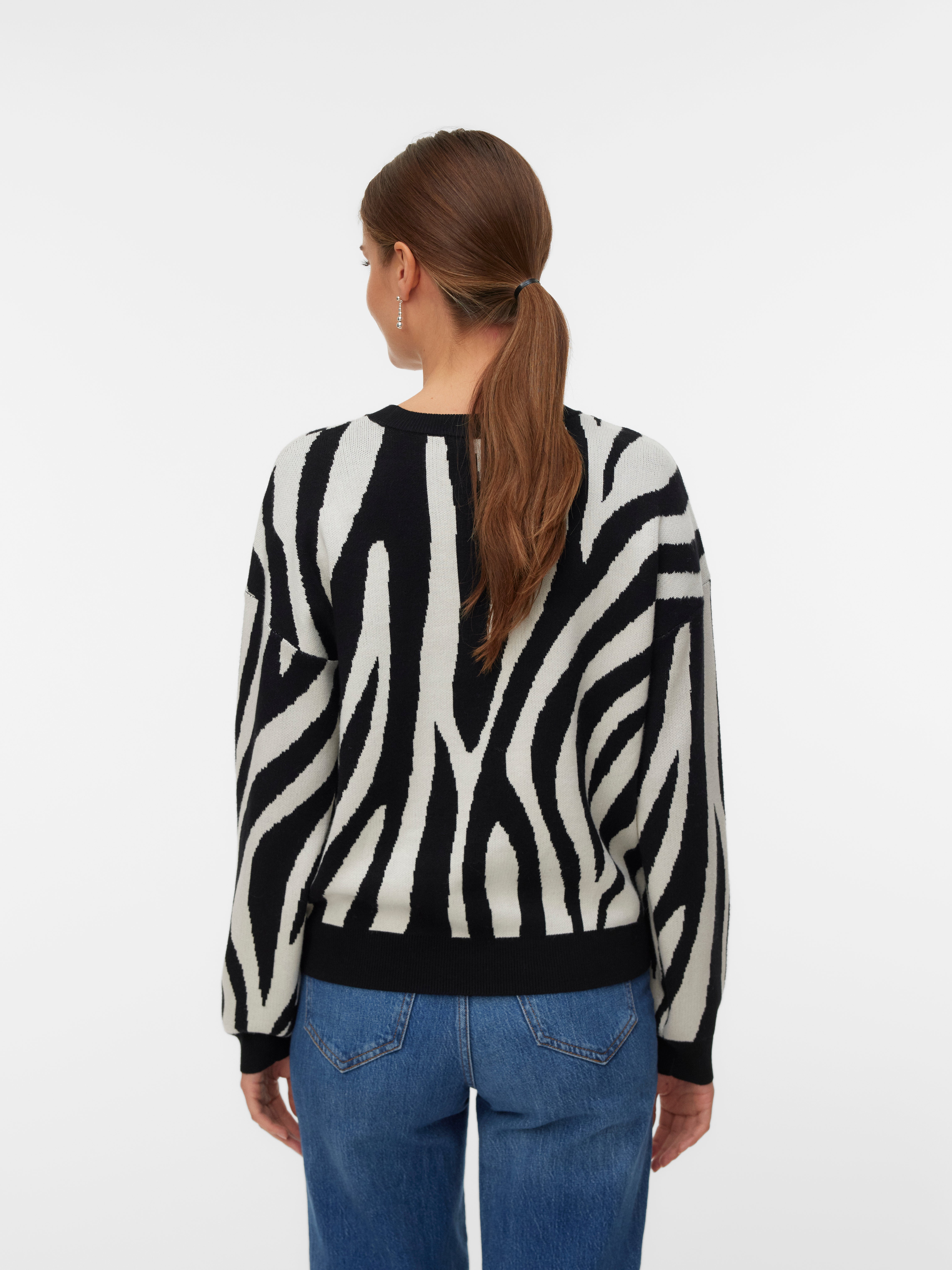 VERO MODA® VMSILJEANIMAL Knitted pullover