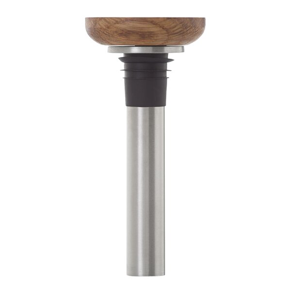 CasQ vinstopper m/vakumpumpe 10,5 cm eik/stål
