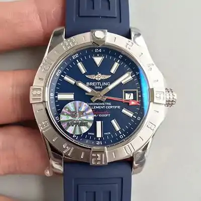 Breitling Avenger II GMT A3239011 / BC35 / 170A GF Factory Blue Dial