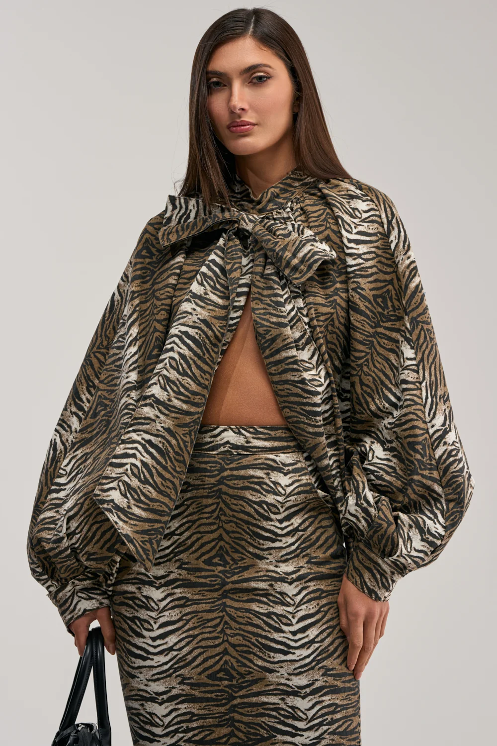 INTO THE WILD ZEBRA BLOUSE - Akira Store