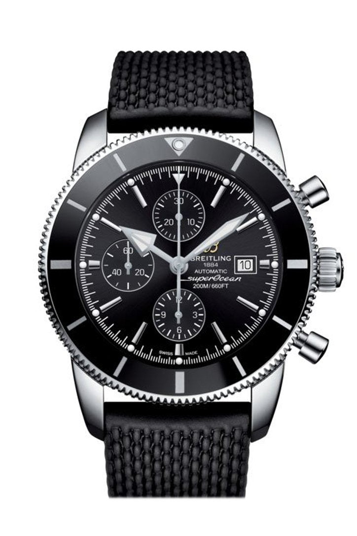 [Super Clone]Breitling Superocean Heritage II chrono Black Rubber Deployment A1331212