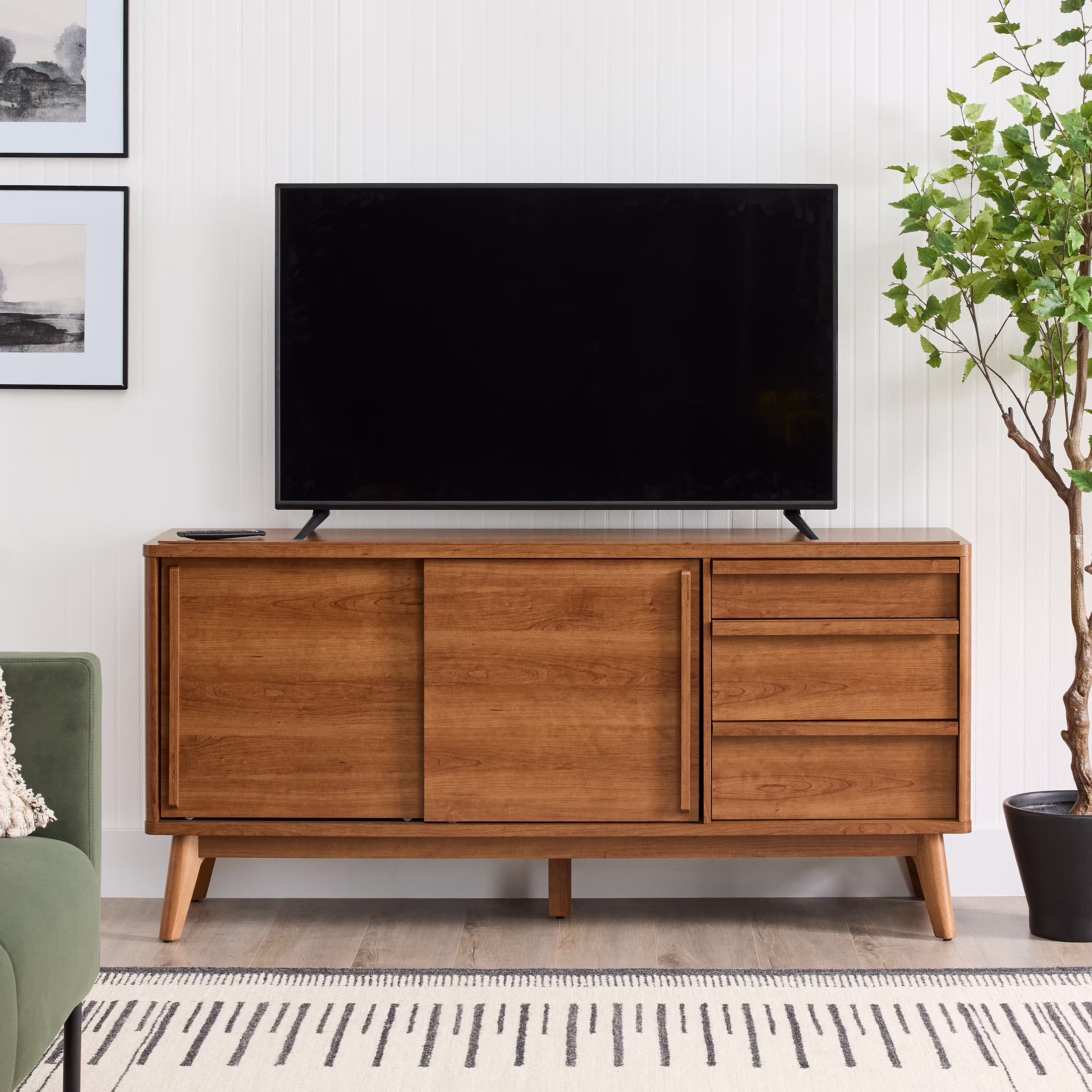 Better Homes & Gardens Greyson TV Stand for TVs up to 70a??, Acorn Finish