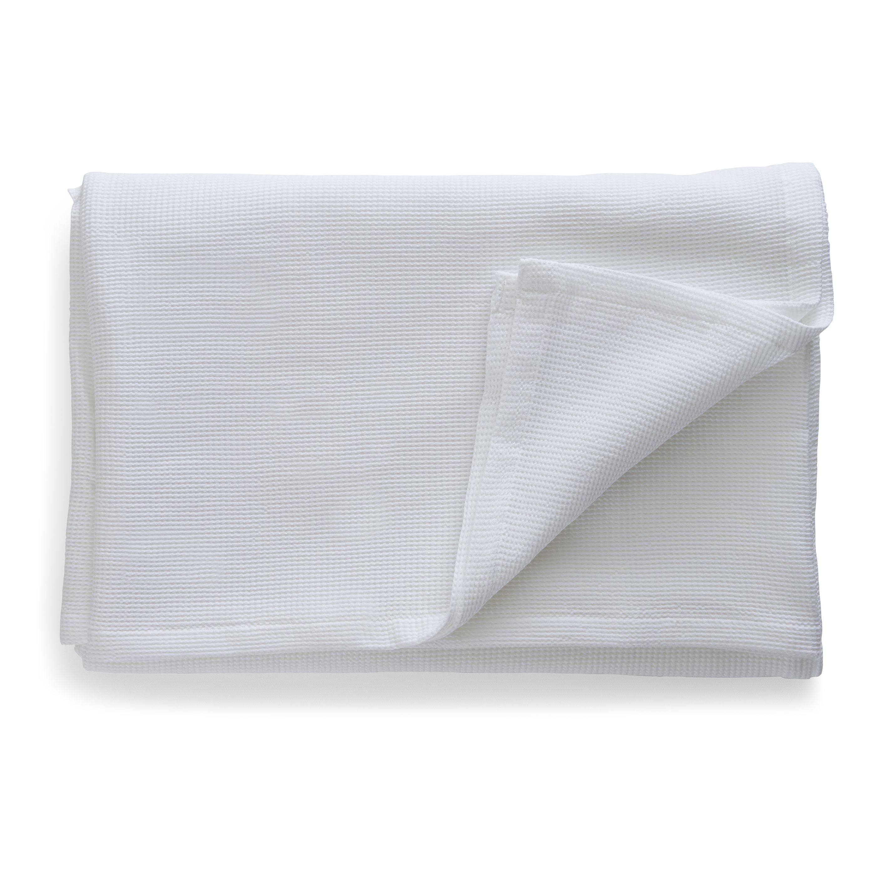 Better Homes & Gardens Cotton Waffle Bed Blanket, Full/Queen, White