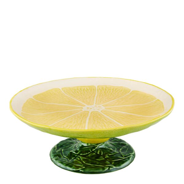 Citron kakefat på stett 33 cm sitrongul/grønn