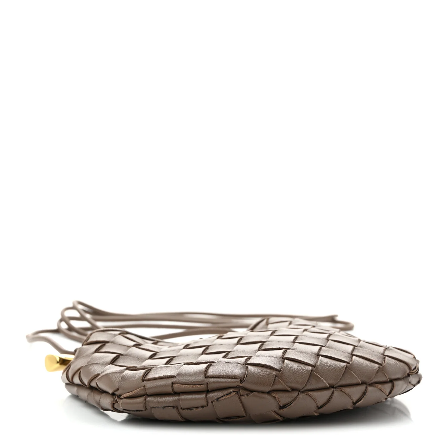 Nappa Intrecciato Mini Sardine Bag Taupe Grey
