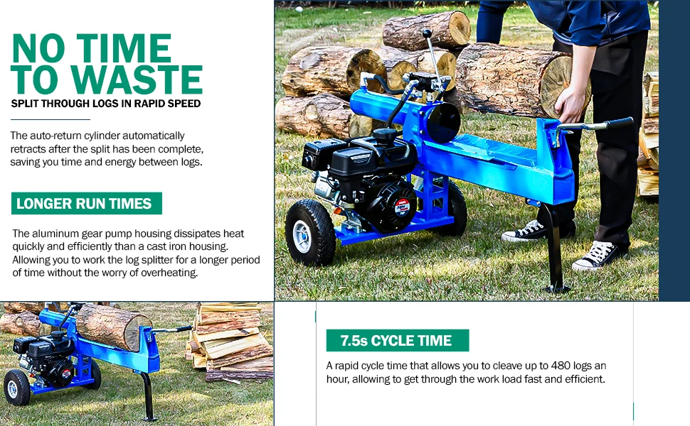7hp 212cc horizontal gas engine wood chipper go kart log splitter pressure washer tiller generator