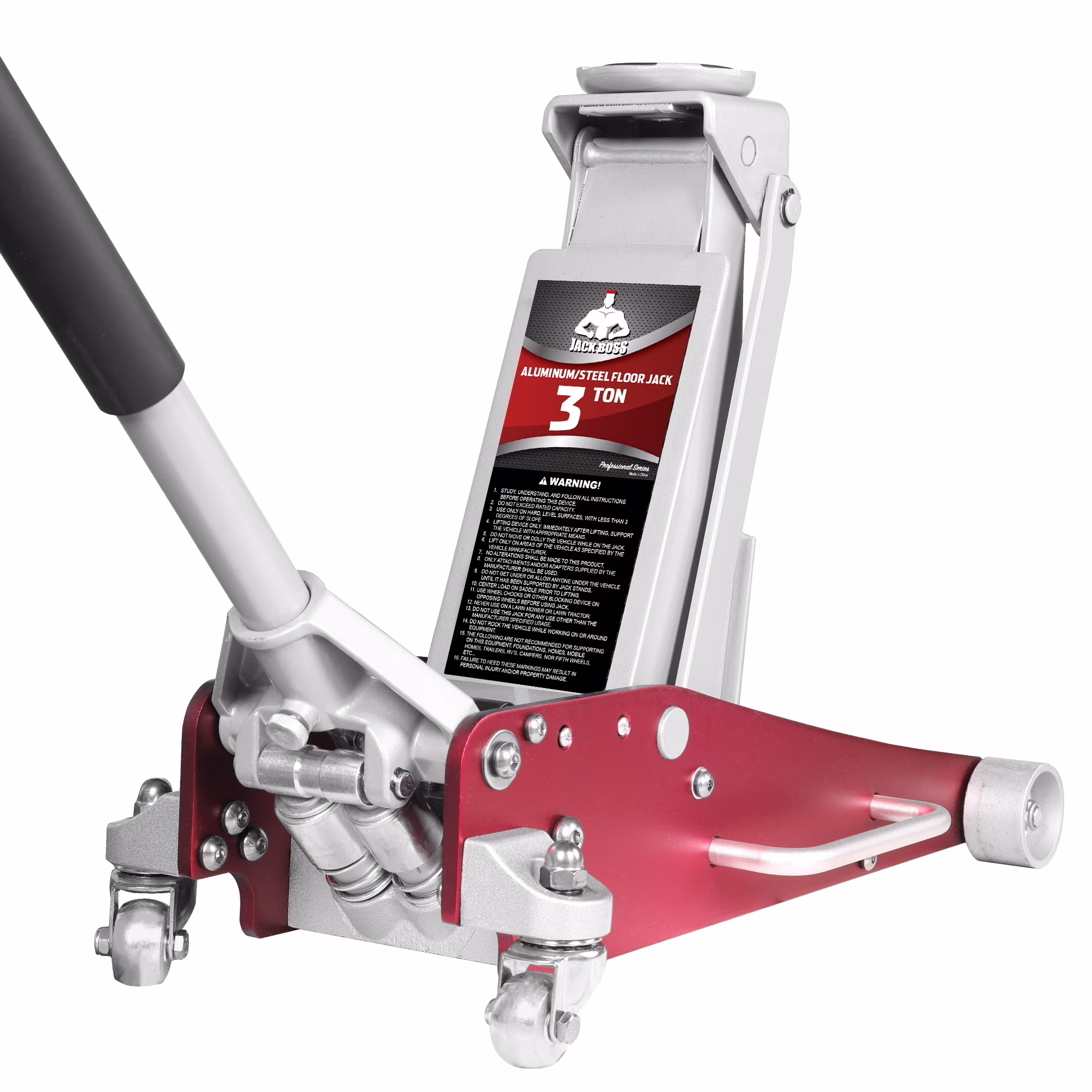 Floor Jack 3 Ton Hydraulic Low Profile Aluminum and Steel Racing Car Jack with Dual Pump, Rapid Lift