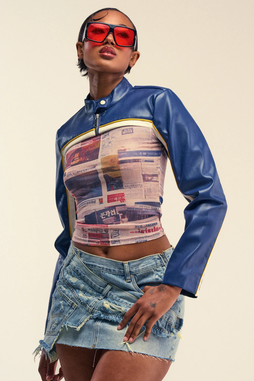 CAN I KICK IT BOLERO IN NAVY - Akira Store
