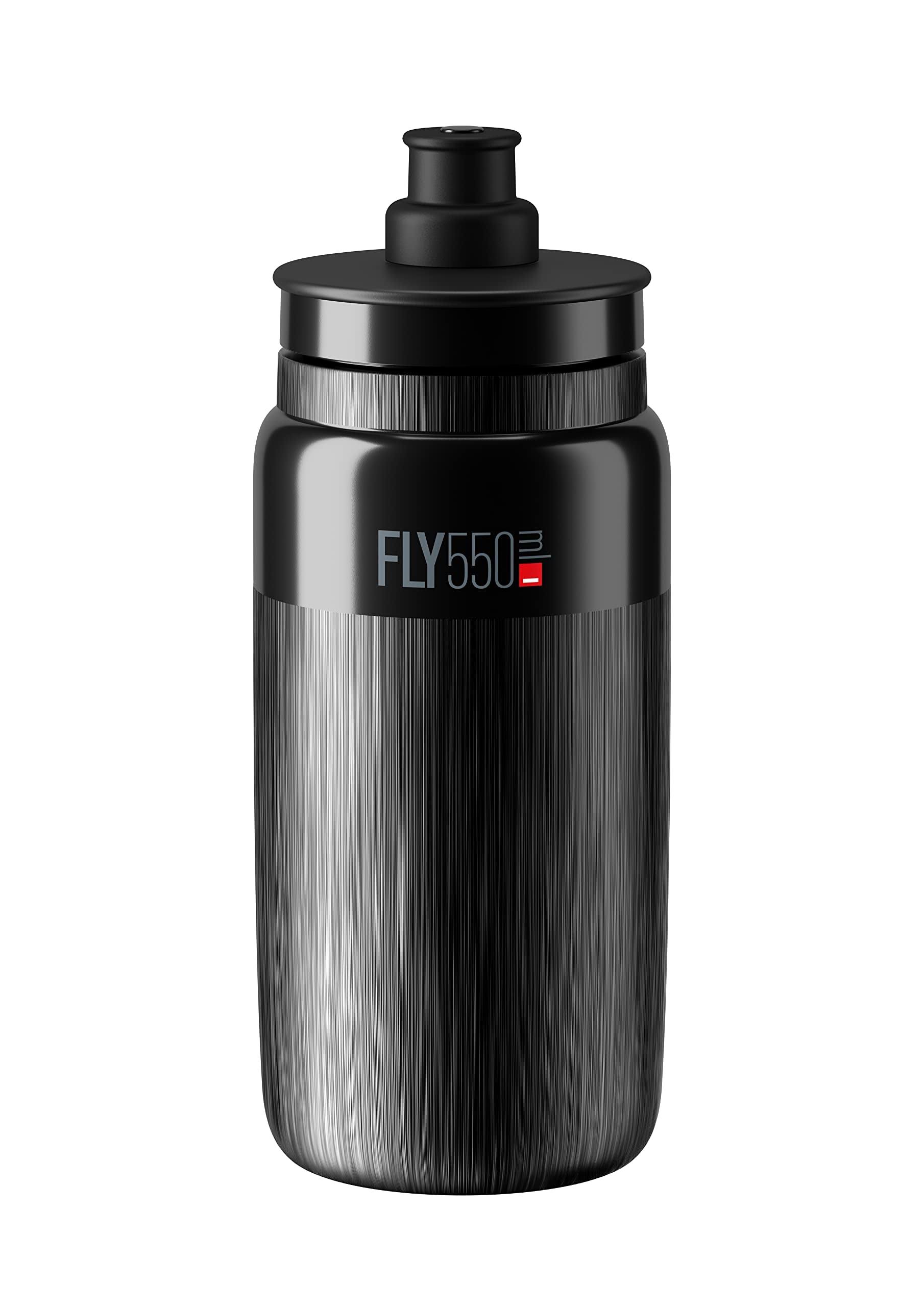 Elite Fly Tex Water Bottle 550ml Black