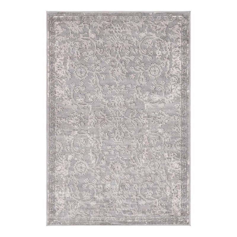 Unique Loom 3147390 2 ft. 2 in. x 12 ft. Albany Portland Runner Rug Gray