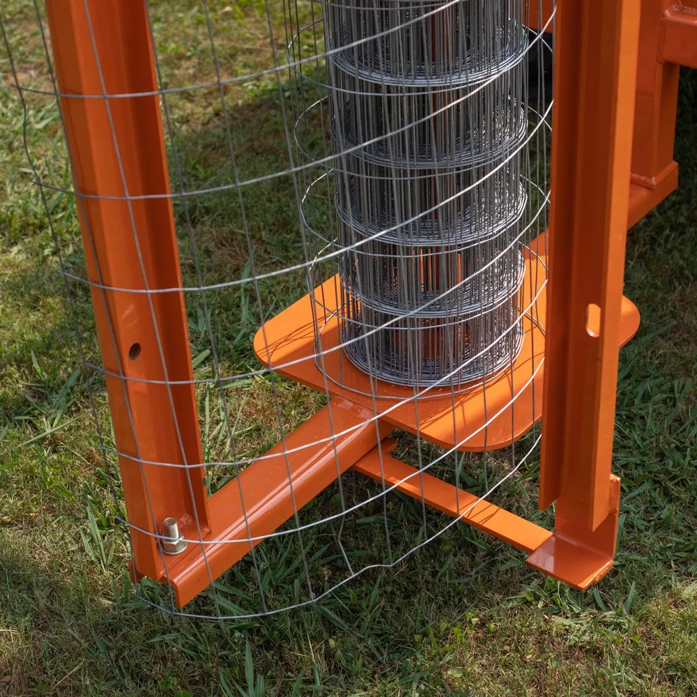 3 Point Fence Stretcher and Unroller Heavy Wire Fencing Fits Cat 1 Tractors, Quick Hitch Compatible, Holds 60" x 36" Diameter Roll, Landscaping Equipment - Image 6