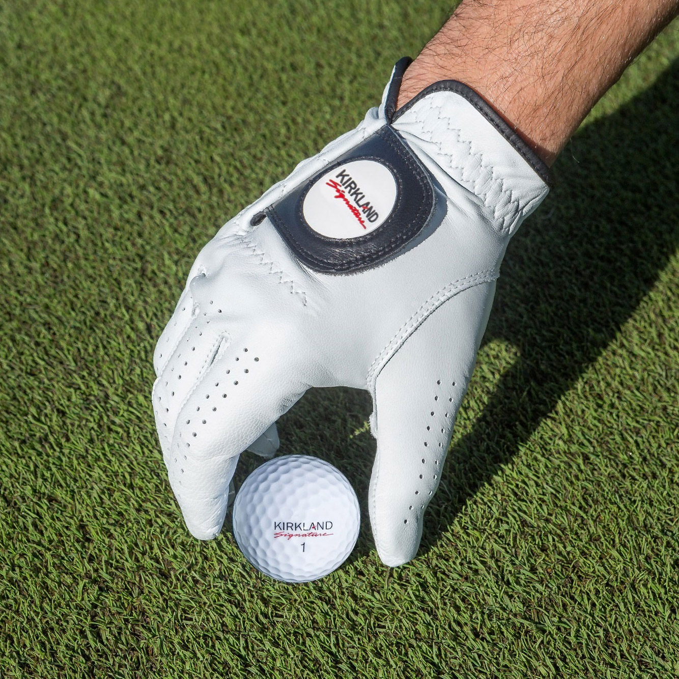 Kirkland Signature Leather Golf Glove Left Handed, 4 - Pack