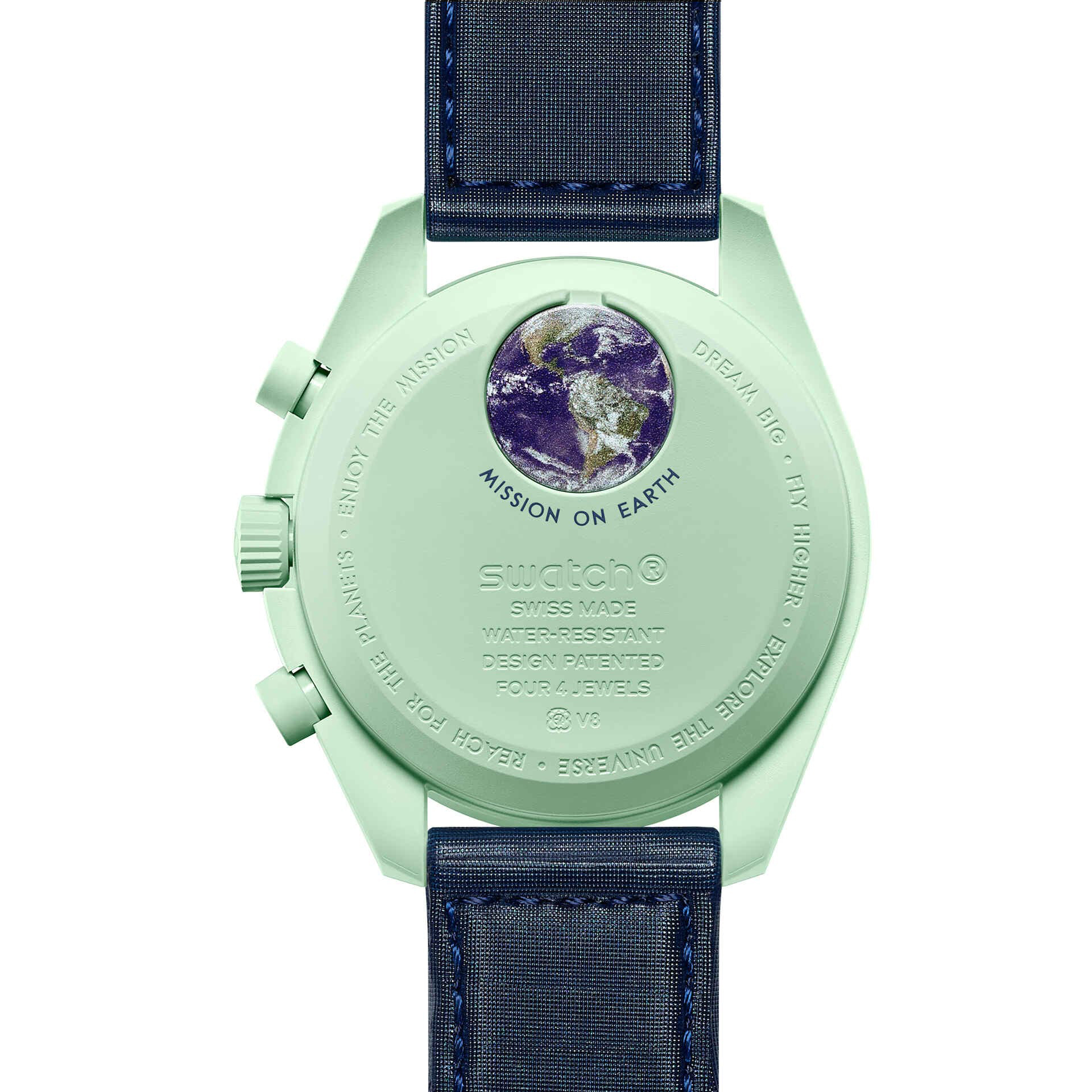 [Super Clone]Swatch x Omega SO33G100 Bioceramic Moonswatch Mission to Earth