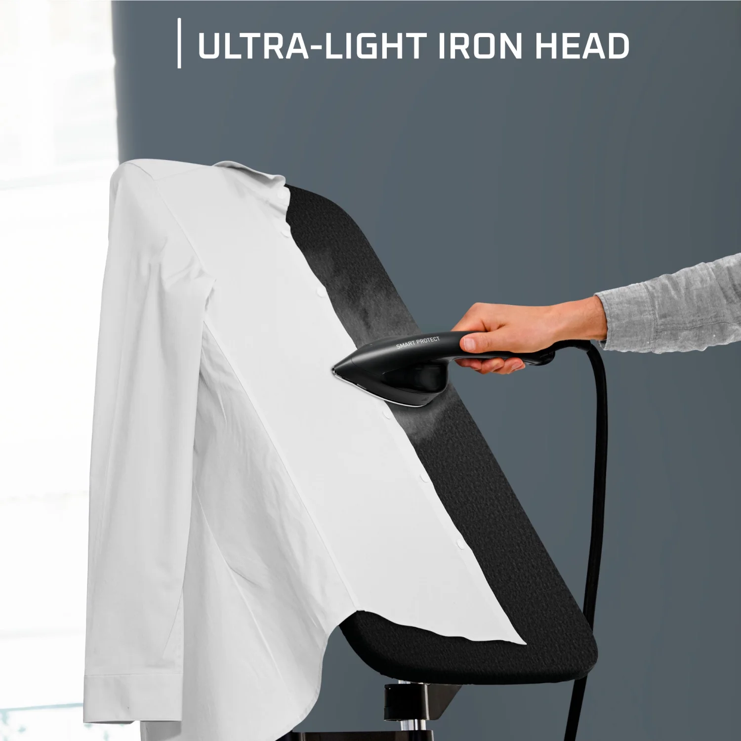 IXEO Full Size Steamer for Clothes with Ironing Board, Garment Steamer, 65 Inch, 1500 Watts, Portable, QR1410(Black Gold) - Image 2