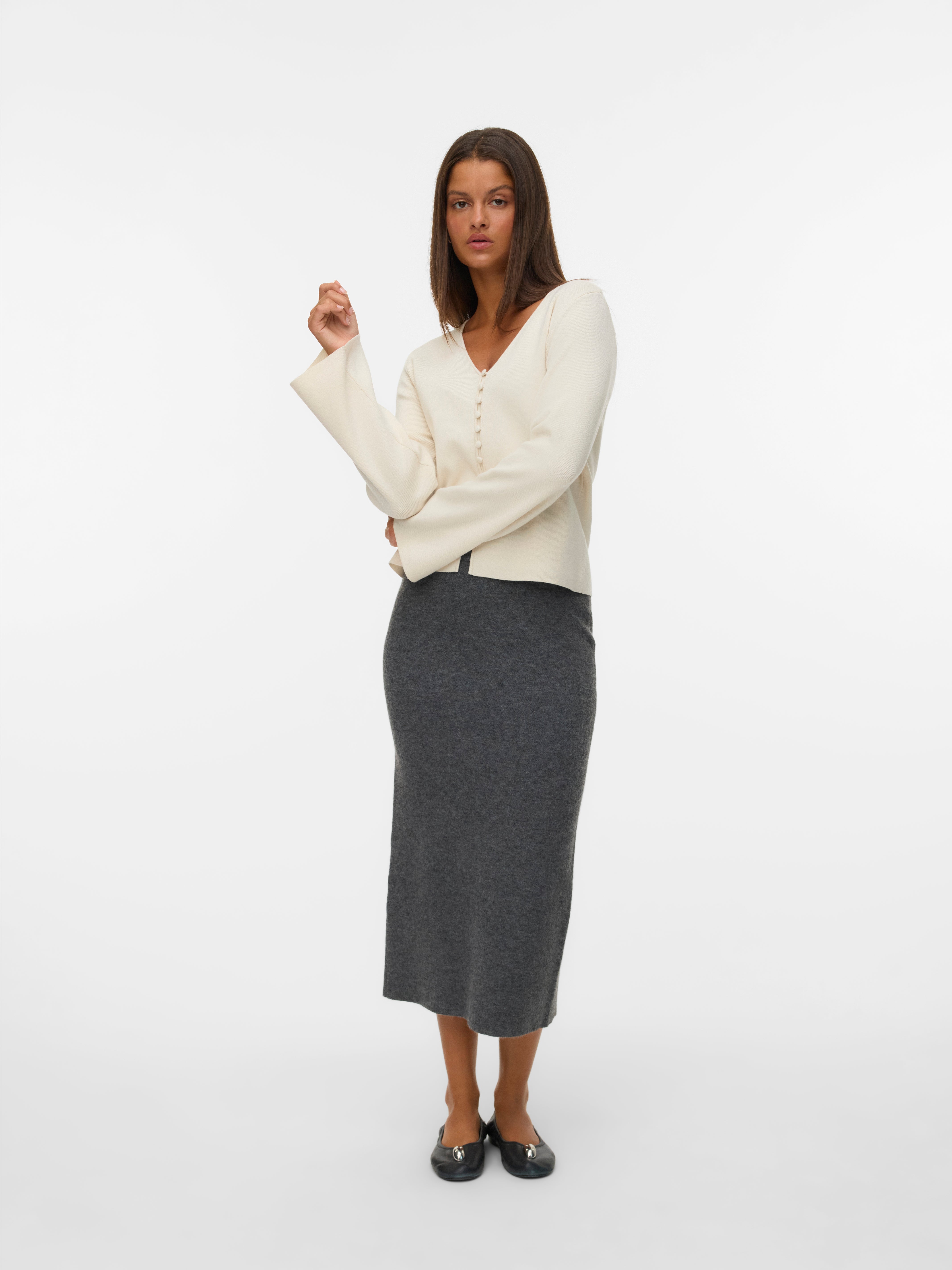 VERO MODA® VMBRISA Mid waist Midi skirt