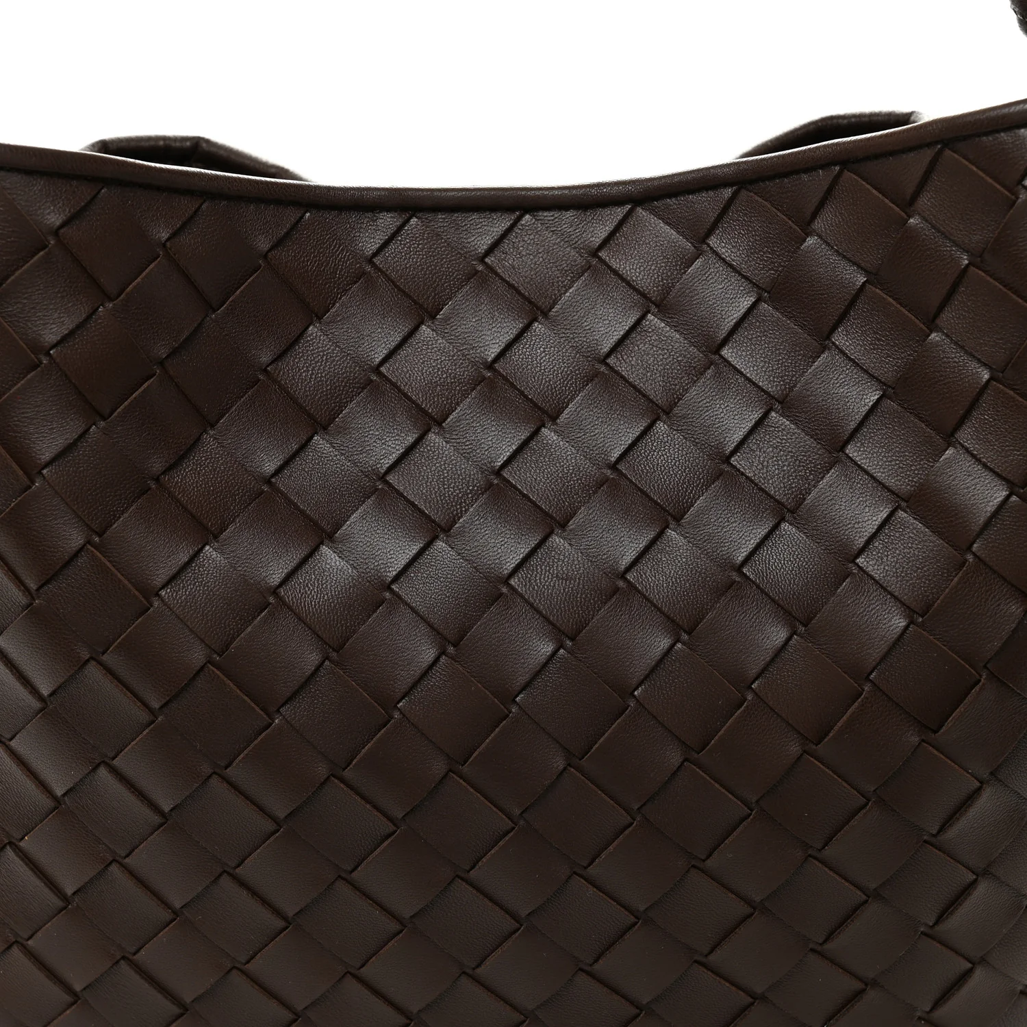 Nappa Intrecciato Sardine Bag Bitter Chocolate