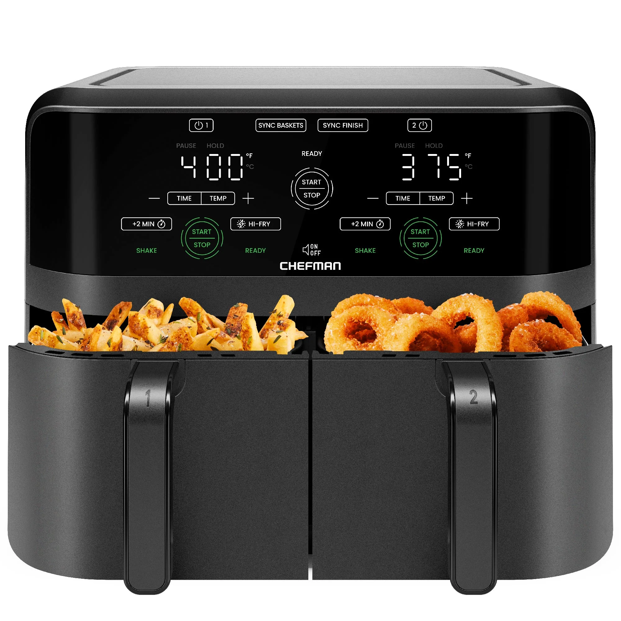 TurboFry Touch 6 Qt. Dual-Basket Air Fryer
