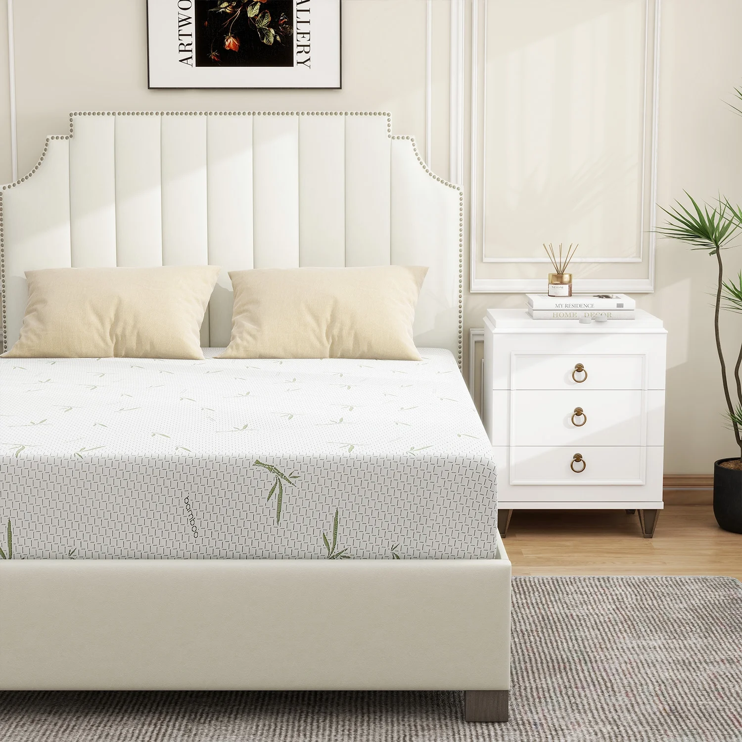 6'' Twin Size Memory Foam Mattress with Cover Breathable Bed Mattress in a Box, CertiPUR-US, Made in USA(6"/Twin) - Image 5