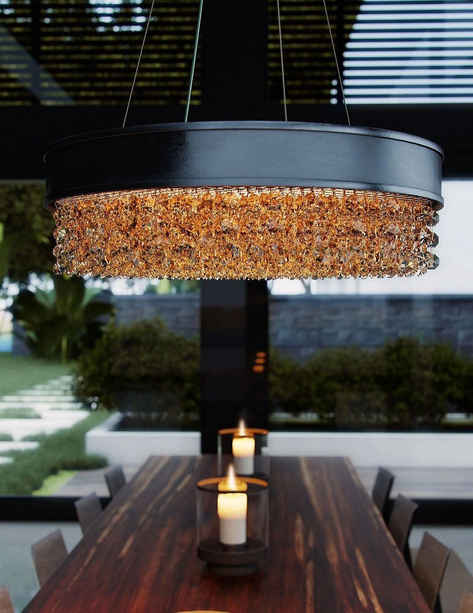 Maxim 39659SHBZ 6.75 in. Mystic 22 Light LED Pendant - Bronze(Bronze)