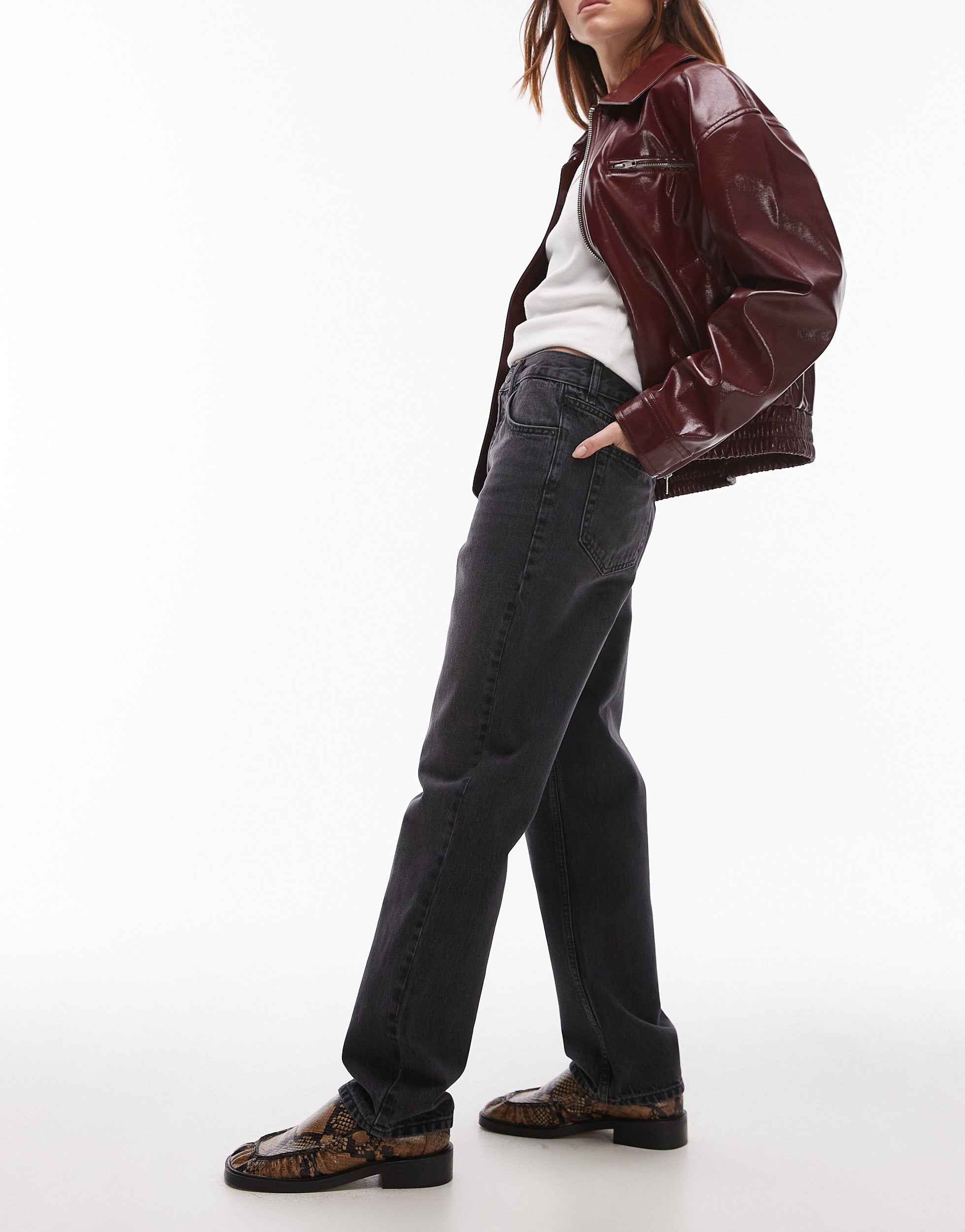 VERO MODA® TOPSHOP Mid rise Straight Fit Jeans