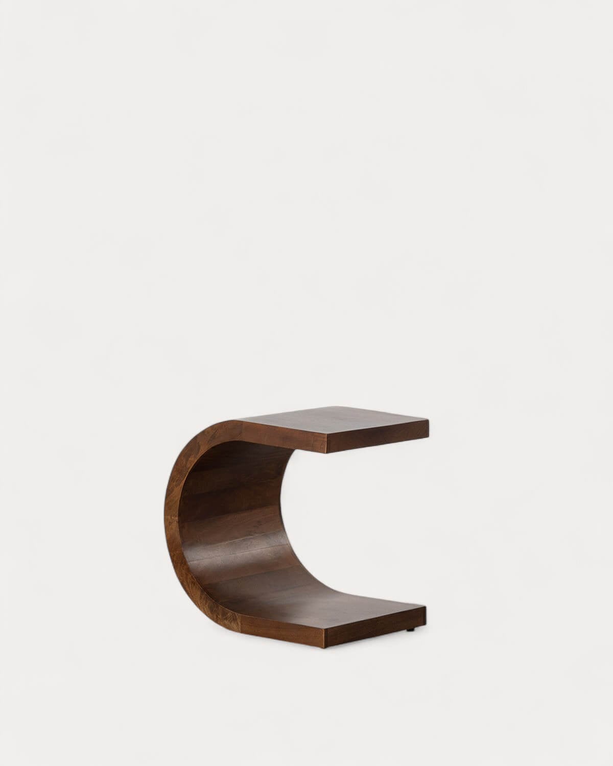 Adgar - Mesa Auxiliar de Madera de Mango (56x40 cm) Adgar