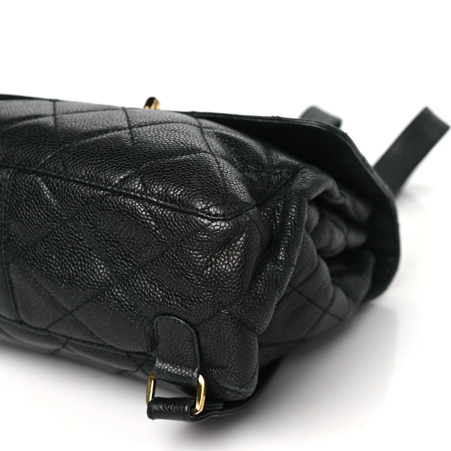 Caviar Quilted Backpack Black