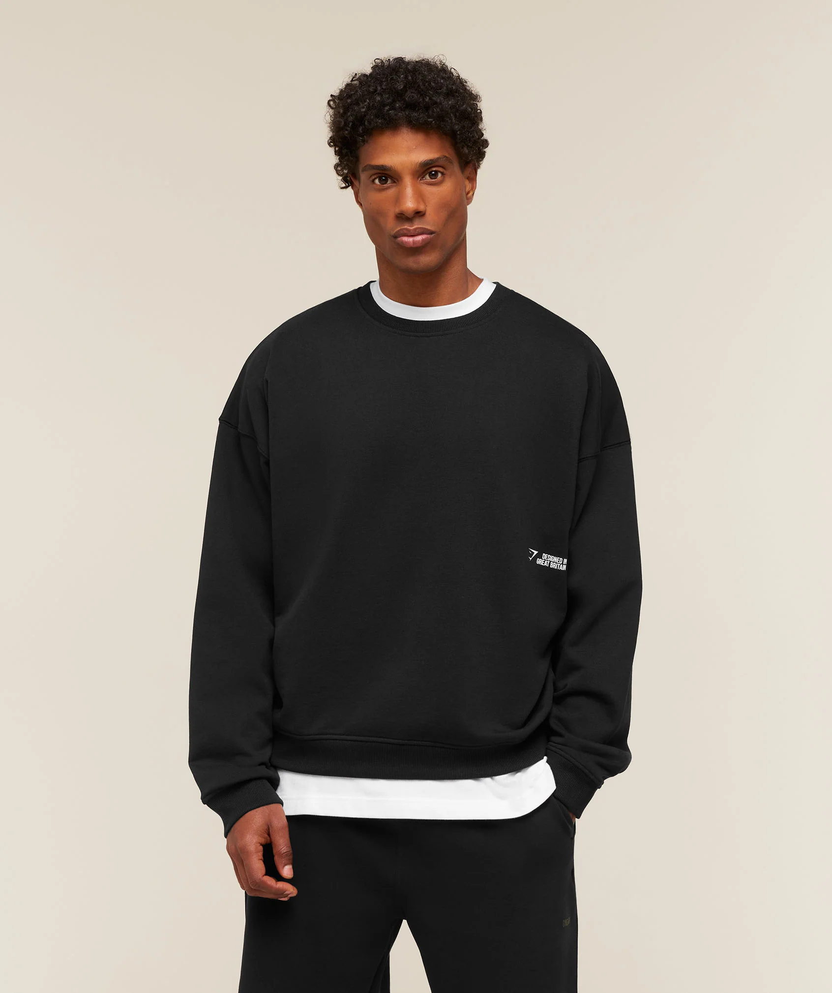 HYBRID SWEATSHIRT - Black